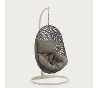 Fauteuil suspendu Florina en gris foncé