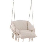 Fauteuil Suspendu "Hamtic" 90cm Blanc Blanc