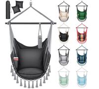 Fauteuil suspendu - KESSER - Safari XXL - Coton doux et polyester résistant - Capacité de charge 150 kg