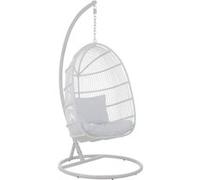 Fauteuil Suspendu Ovale "Aciera" 193cm Blanc Blanc G