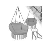 Fauteuil suspendu Rembourrage assise et dossier extra confort gris