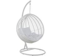 Fauteuil Suspendu Rond "Aciera" 193cm Blanc Blanc G