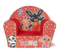 Fauteuil Tataway Chaise Bing Rouge pour Enfants - Confortable et Sûre, Design Amusant avec Bing et Flop - Parfait pour les Chambres