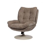 Fauteuil taupe et blanc magnumnum