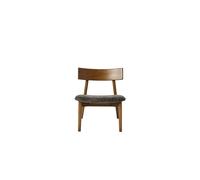 MUUBS Tetra lounge chair Tissu couleur granit-chêne foncé huilé