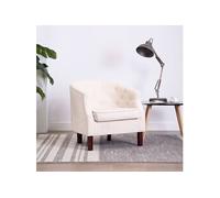 Fauteuil tissu beige