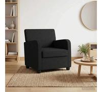 Fauteuil Tissu de salon en rembourré avec accoudoirs chambre confortable vidaXL