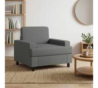 vidaXL Fauteuil tissu rembourré confortable avec accoudoirs Rose