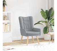 fauteuil Tissu et contreplaqué relaxant intérieur de Salon Siège bureau vidaXL v