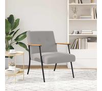 vidaXL fauteuil Gris foncé 59 x 75 x 78 cm