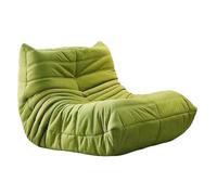 Fauteuil Togo Canapé de Sol Lazy Canapé avec Remplissage Mousse 45D Et Design Anti-Bascule pour Salon Chambre Balcon Bureau Petit Pouf Canapé Confortable Sans Cadre B,75 * 95 * 70CM