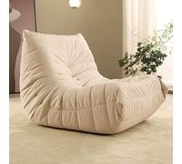 Fauteuil Togo Fireside, Fauteuils Poires D'angle, Canapé Confortable Pour Se Prélasser, Hauteur D'assise 35cm, Profondeur D'assise 67cm, Rembourrage En Mousse Haute Densité,Compressible Pour La Maison