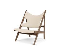 Fauteuil Tricot Noyer/jasmin