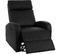 Fauteuil De Télévision Crosby, Fauteuil Relax, Rocking-Chair, Fonction Bascule, Pivotant, Similicuir Noir Multicolore