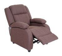 Fauteuil Tv Lincoln, Fauteuil De Relaxation, Tissus Couleur D'acajou Multicolore