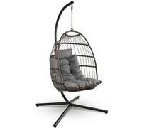 Fauteuil œuf Suspendu - SereneLife - Gris Foncé Gris Foncé G