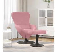 Fauteuil œuf Velours Chaise longue Sièges modernes pivotante en velours vidaXL v