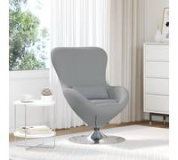 Fauteuil ?Uf Vidaxl En Tissu Gris Clair Gris