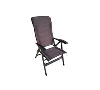 fauteuil ultimo tissu mesh respirant 7 positions camping car gris anthracite