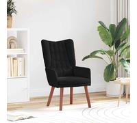 vidaXL Fauteuil Velours, assise de salon, chaise de chambre, mobilier d'étude longue