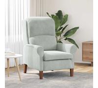 vidaXL Fauteuil velours moderne en bois pour salon intérieur