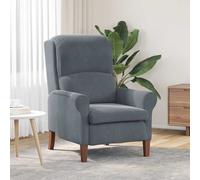 vidaXL Fauteuil velours moderne en bois pour salon intérieur