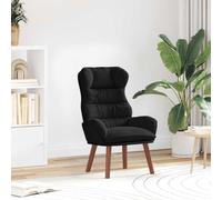 vidaXL Fauteuil chaise d'appoint relaxant velours Gris foncé 69 x 74 x 93 cm
