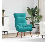 fauteuil Velours Sièges modernes Chaise en velours relaxant luxe salon vidaXL vi