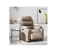 Vidaxl Fauteuil Inclinable Électrique Cappuccino Similicuir