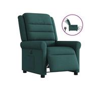 Fauteuil verstelbaar elektrisch stof donkergroen3303300