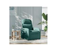 Fauteuil verstelbaar stof donkergroen4015528