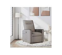 vidaXL Fauteuil inclinable Modèle 4104830 – Tissu Taupe – Pour personnes âgées