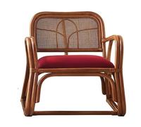 Fauteuil Vintage en rotin, Fauteuil de Loisirs Doux et Respirant for Salon, Chambre à Coucher, Lecture