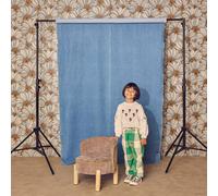 Fauteuil Vintage Enfant Bois D'hévéa Et Tissu Chenille - Louisa Taupe TU