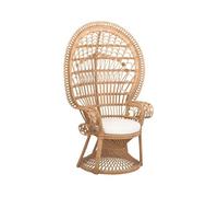 Fauteuil vintage rotin