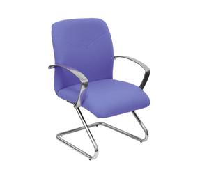 Fauteuil visiteur luge Caudete - Bleu clair