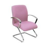 Fauteuil visiteur luge Caudete - Rose