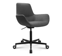 Fauteuil W-Club structure à rouleaux H 87-91cm/design hole castors