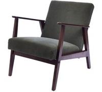 Fauteuil William tissu Olive - - Vert - Tissu