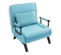 Fauteuil WOLTU - Canapé Lit Convertible 3 en 1 - Dossier Réglable en 5 Positions - Bleu W0ATT1047