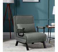 Fauteuil WOLTU - Canapé Lit Convertible 3 en 1 - Dossier Réglable en 5 Positions - Gris Foncé