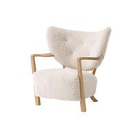 &Tradition Chaise longue Wulff ATD2 fauteuil Chêne huilé-Moonlight