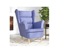 Fauteuil xx cm tissu jeansbleu