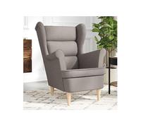 vidaXL Fauteuil relax 4016901 – tissu taupe 74x84x100 cm