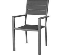 Fauteuils à Lattes Valletta Gris x 4 Bolero 3 G