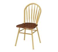Fauteuils de bureau pour la maison Chaise Windsor rétro américaine en fer, chaise de salle à manger simple et moderne, dossier loisirs, paon, tables chaises restaurant for la maison Salon et loisirs