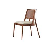 Fauteuils de bureau pour la maison Chaises de salle à manger vintage d'Asie du Sud-Est, chaises loisirs rembourrées en rotin for hôtel et restaurant, nordiques minimalistes tressé Salon et loisirs
