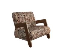 Fauteuils De Salon, Fauteuil Moderne du Milieu du Siècle, Fauteuil Relaxant, Structure en Bois Massif Et Coussin Moelleux, for Salon, Bureau, Chambre, Bureau(M)