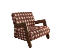 Fauteuils De Salon, Fauteuil Moderne du Milieu du Siècle, Fauteuil Relaxant, Structure en Bois Massif Et Coussin Moelleux, for Salon, Bureau, Chambre, Bureau(H)