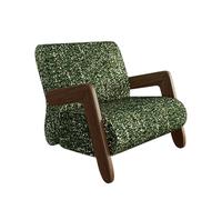 Fauteuils De Salon, Fauteuil Moderne du Milieu du Siècle, Fauteuil Relaxant, Structure en Bois Massif Et Coussin Moelleux, for Salon, Bureau, Chambre, Bureau(P)